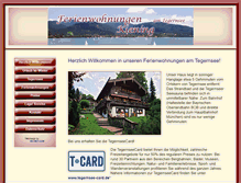 Tablet Screenshot of ferienwohnungen-kiening.de